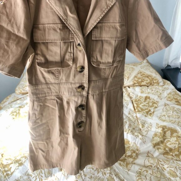 Seed Heritage Brown Women's Utility Romper - Picture 6 of 6
